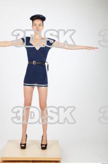 Policewoman costume texture 0001